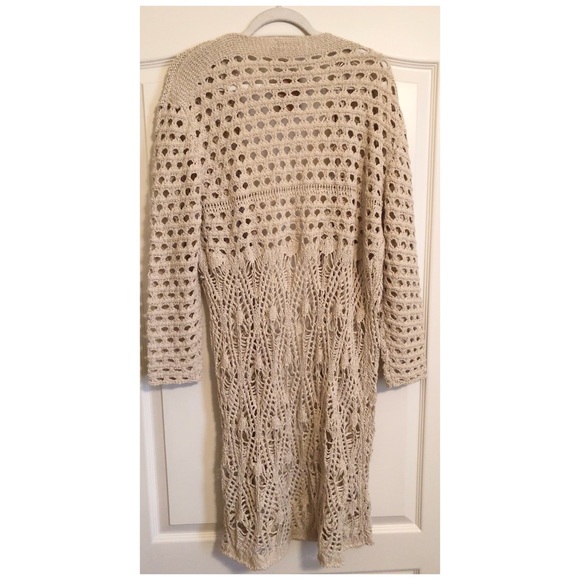 NWT Natural Life Abigail Cardigan Duster Cream S/M - Picture 4 of 6